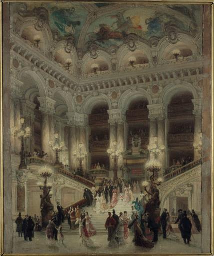 L'escalier de l'opéra Garnier
