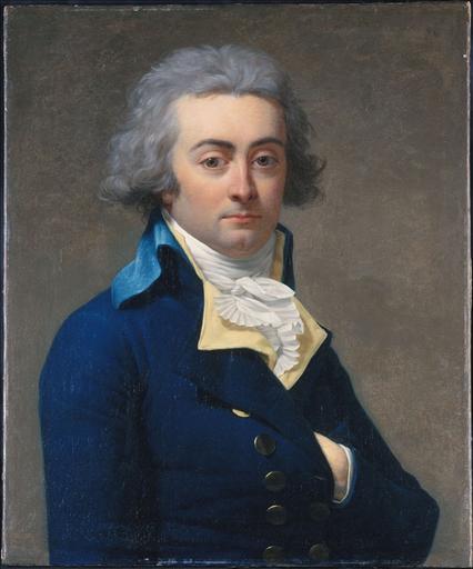 Portrait de Marie-Jean Hérault de Séchelles (1760-1794), président de la Montagne à la Convention, rédacteur de la constitution de l'an I, membre du Comité de salut public.
