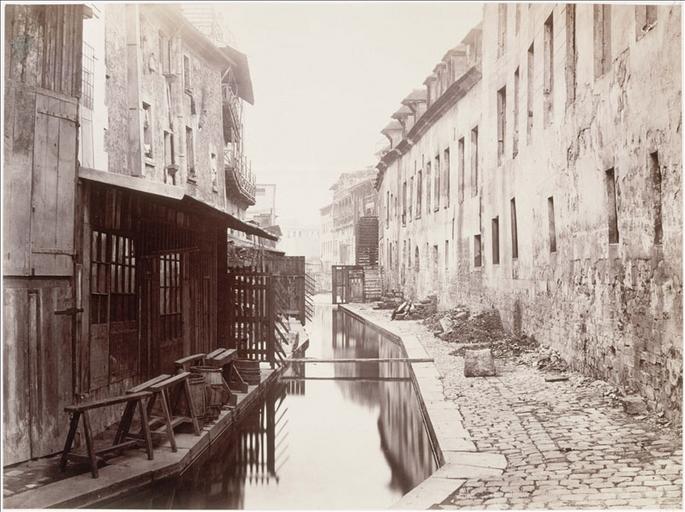 La rivière de la Bièvre (5ème arrondissement, Paris)