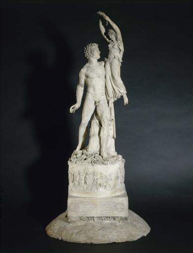 Le peuple français ou la Liberté couronne le génie de la France