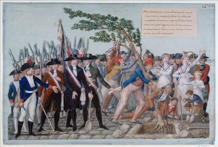 Plantation d'un arbre de la Liberté. (titre factice)