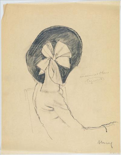 Chapeau de Legroux marine et blanc