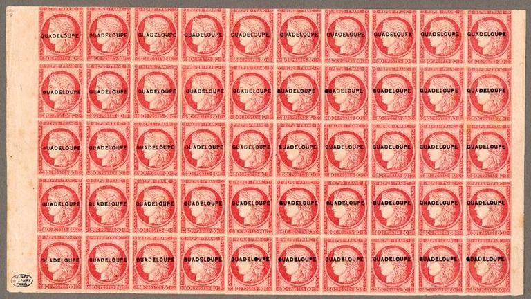 Cérès, surchargé Guadeloupe