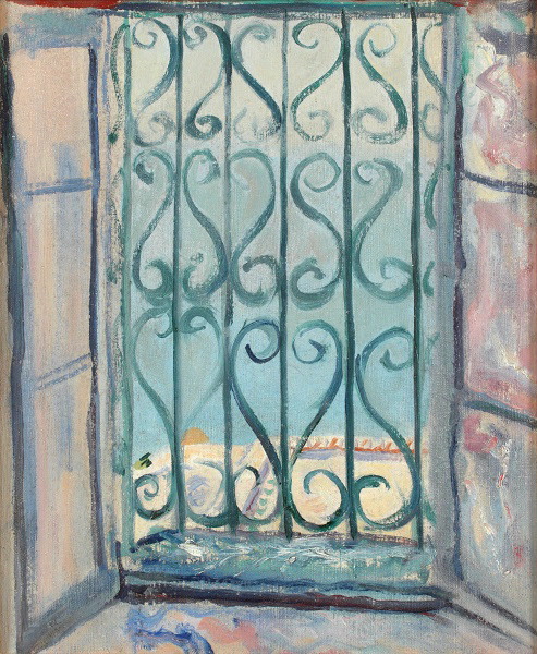 La fenêtre en fer forgé