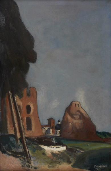 Les ruines (Paysage avec de l'eau ?)