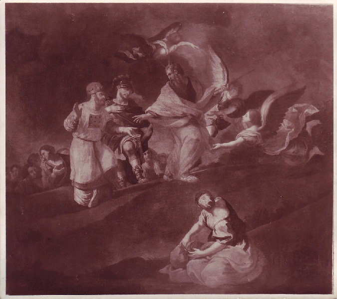 Scène de la vie de Moïse (Paire avec le INV.MMV.1958.2.248 Ce tableau illustre "La montée au Sinaï")