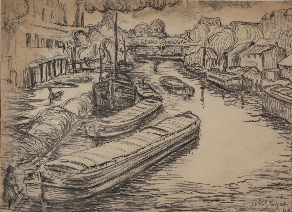 Péniche sur le canal Saint-Martin