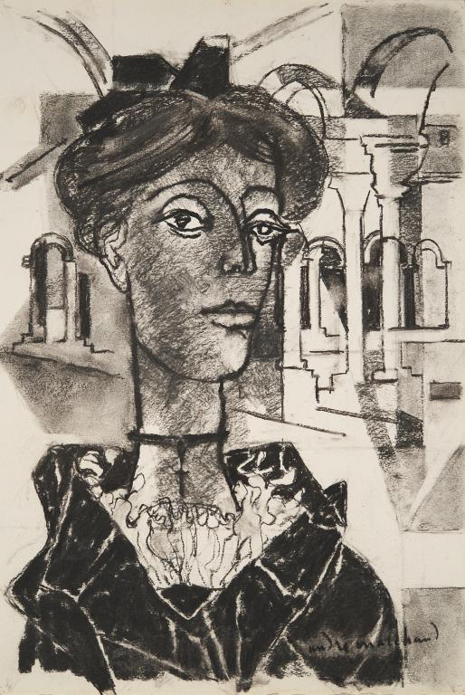 Arlésienne dans le Cloître. Arles