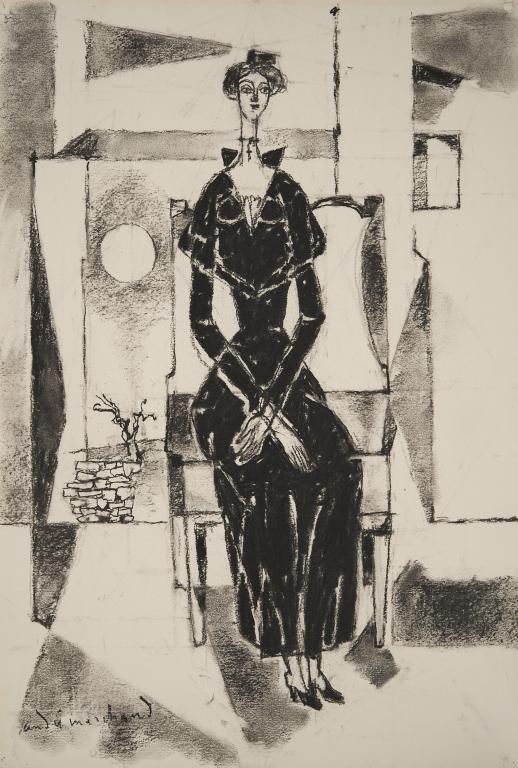 Arlésienne dans sa maison (Arles)
