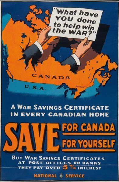 Save for Canada, save for yourself