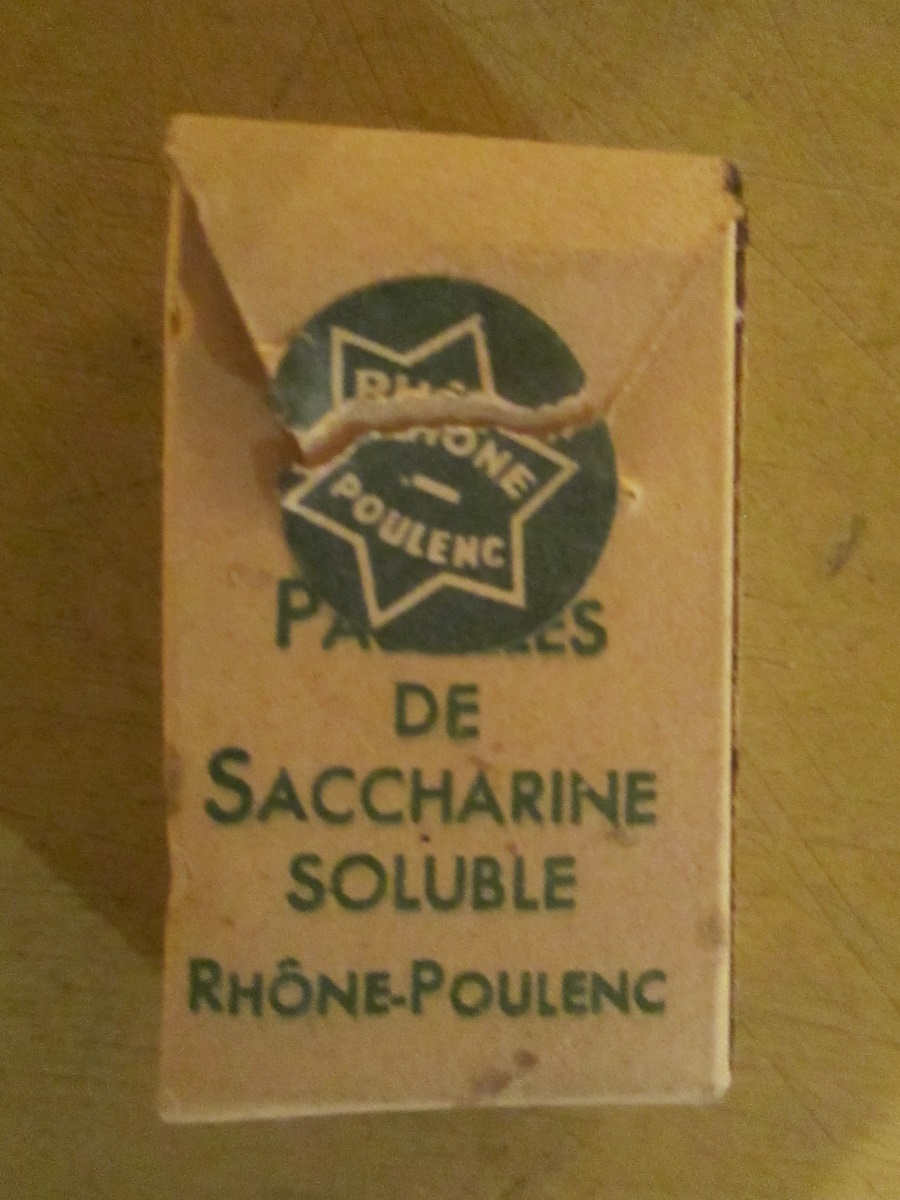 Sachet de saccharine