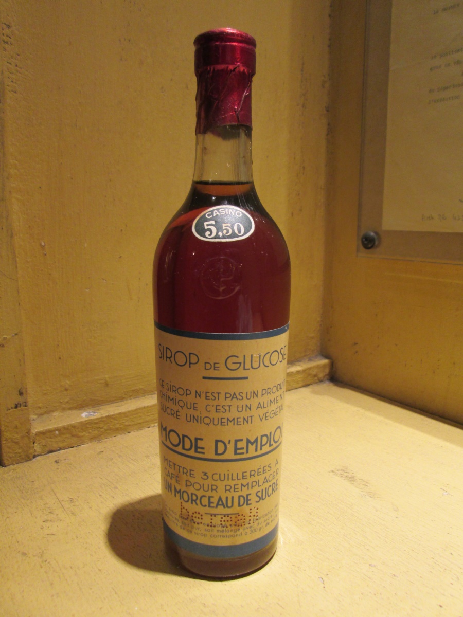 Bouteille de sirop de glucose