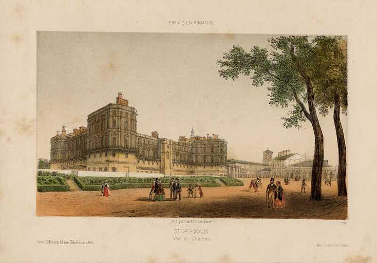 France en miniature ; Saint-Germain. Vue du Château