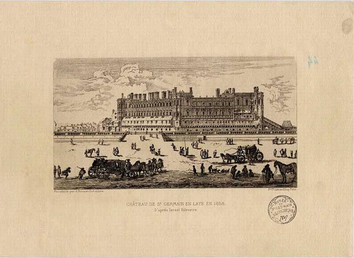 Château de Saint-Germain-en-Laye en 1658.