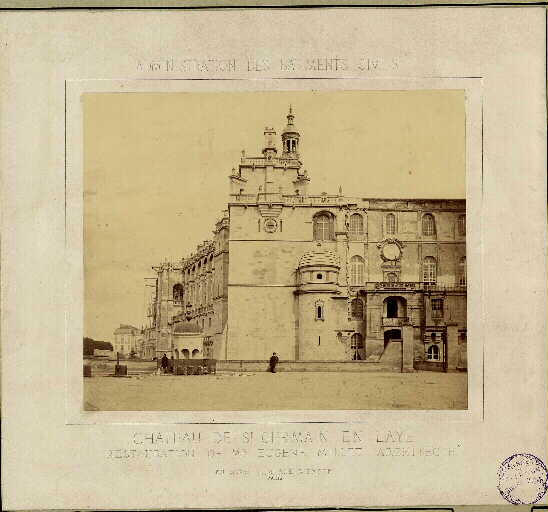 Château de Saint-Germain-en-Laye. Administration des bâtiments civils. restauration de Mr Eugene Millet architecte