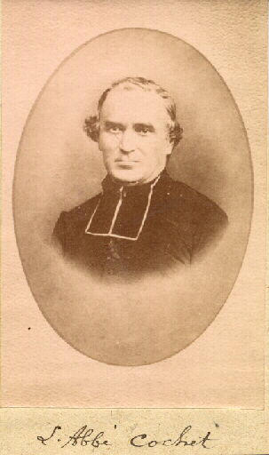 Portrait d'archéologue. Portrait en buste de l'abbé Jean Benoît Désiré Cochet (1812-1875)