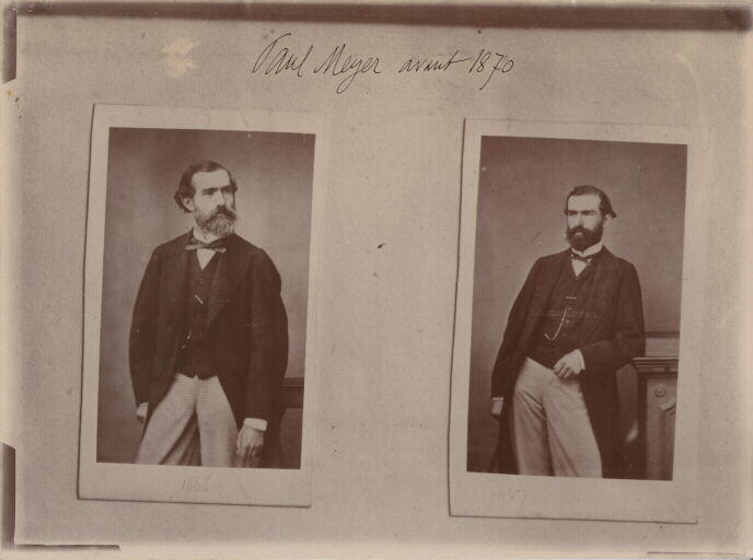 Portrait d'archéologue. Deux portraits de Paul Meyer (1840-1917)