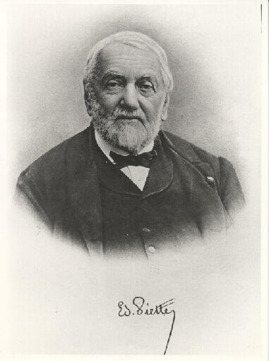 Portrait d'archéologue. Portrait en buste d'Edouard Piette (1827-1906)