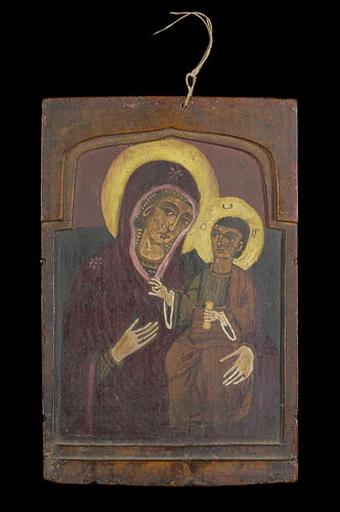 Vierge à l'Enfant Panneau central de triptyque