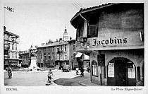 BOURG. La place Edgar-Quinet
