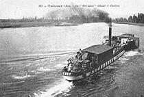 121 - Trévoux (Ain) - Le 'Parisien' allant à Châlon