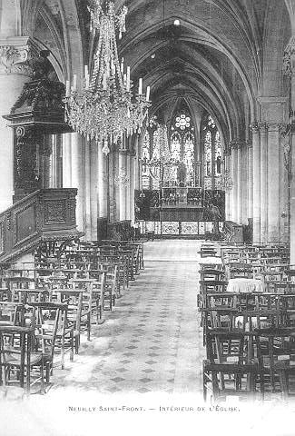 NEUILLY-SAINT-FRONT - INTERIEUR DE L'EGLISE