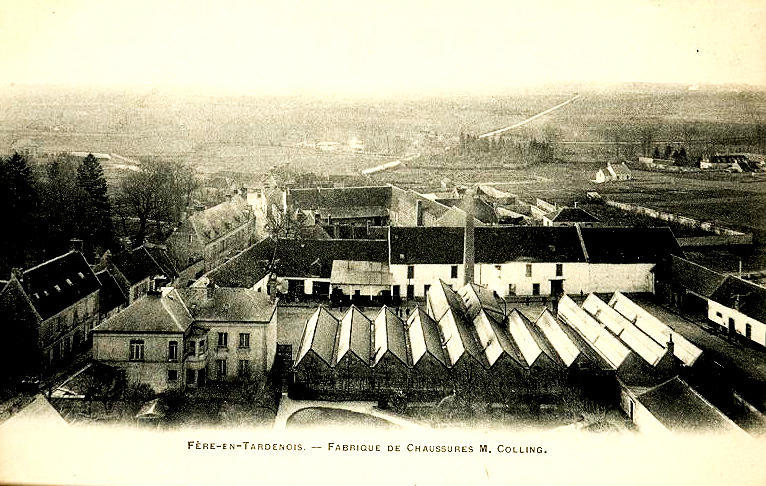 FERE-EN-TARDENOIS - FABRIQUE DE CHAUSSURES, M COLLING