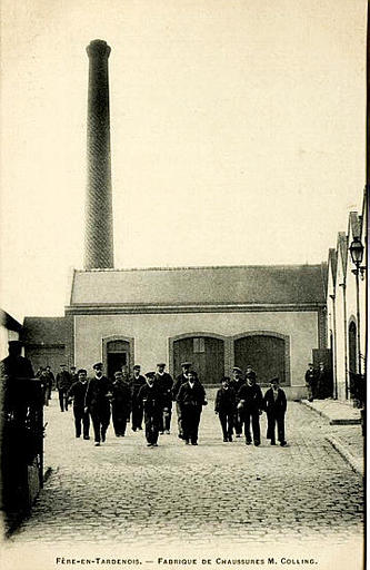 FERE-EN-TARDENOIS - FABRIQUE DE CHAUSSURES, M COLLING