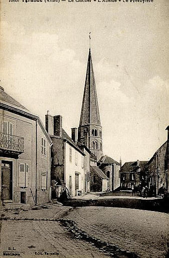YGRANDE (ALLIER) - LE CLOCHER - L'ABSIDE - LE PRESBYTERE