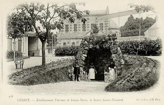 128 CUSSET - ETABLISSEMENT THERMAL DE SAINTE-MARIE - LA SOURCE SAINTE-ELISABETH
