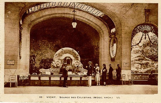 10 VICHY - SOURCE DES CELESTINS (WOOG, ARCH.)