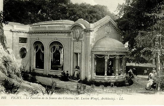 223 VICHY - LE PAVILLON DE LA SOURCE DES CELESTINS (M. LUCIEN WOOG, ARCHITECTE)