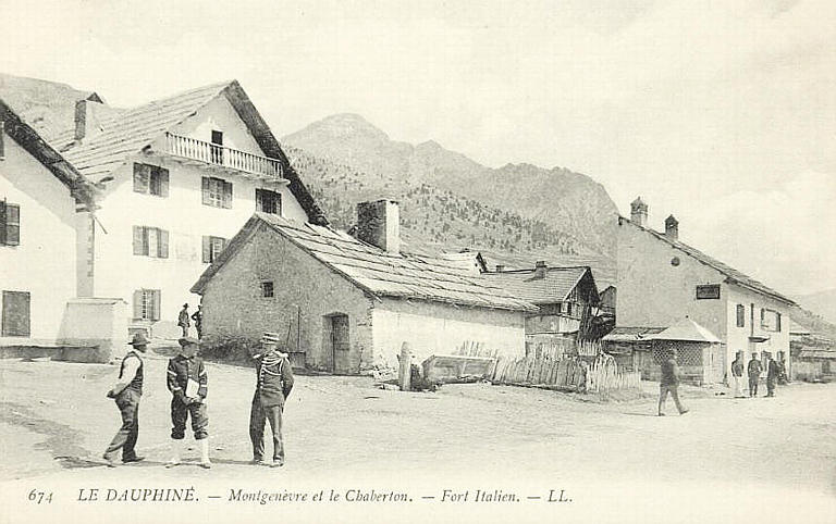 674 LE DAUPHINE -  MONTGENEVRE ET LE CHABERTON - FORT ITALIEN