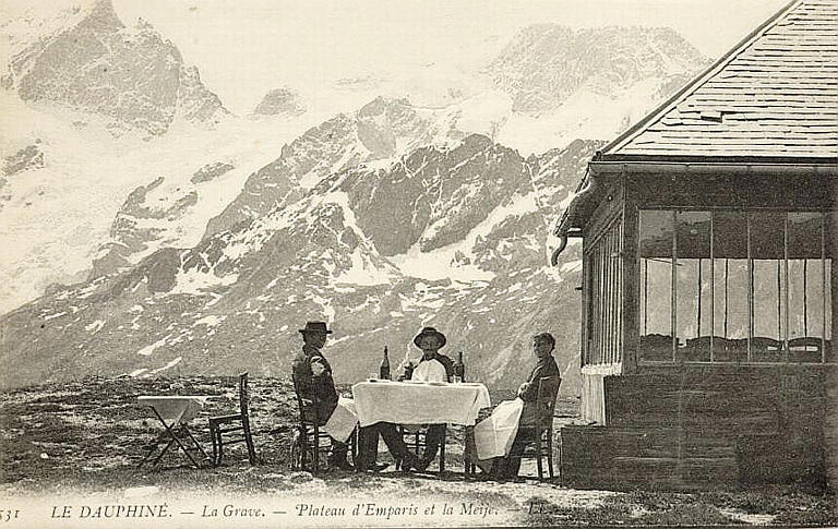 531 LE DAUPHINE - LA GRAVE - PLATEAU D'EMPARIS ET LA MEIJE