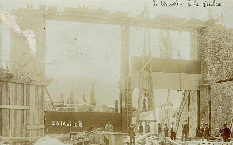 LE CHANTIER A LA SAULCE