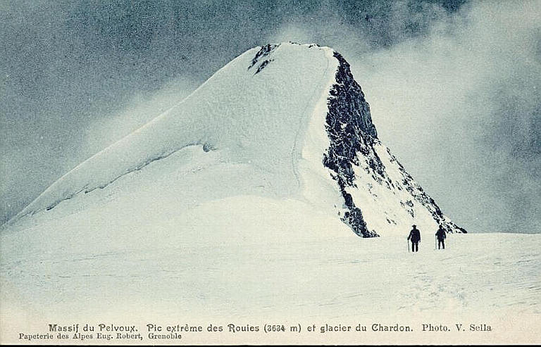 MASSIF DU PELVOUX - PIC EXTREME DES ROUIES (3634 M) ET GLACIER DU CHARDON