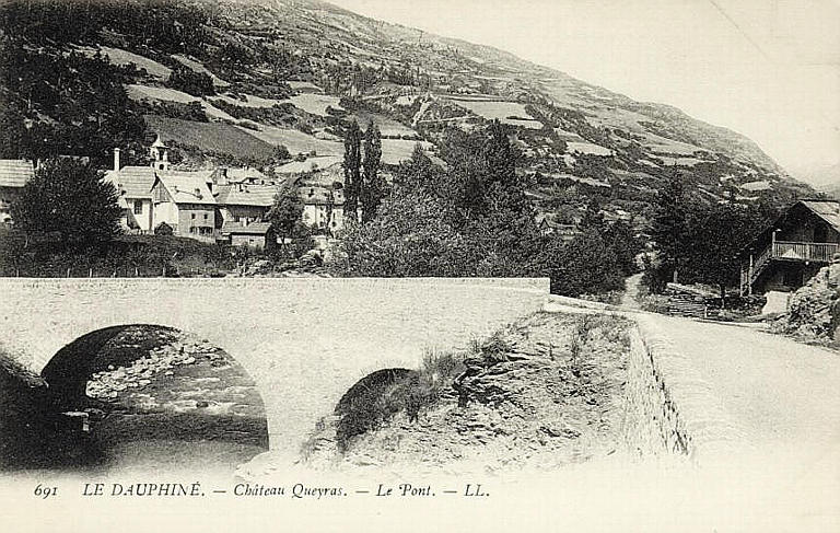 691 LE DAUPHINE - CHATEAU QUEYRAS - LE PONT