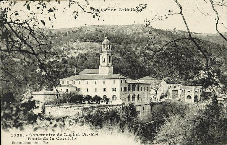 COLLECTION ARTISTIQUE / 1038 - SANCTUAIRE DE LAGHET (A.-M.) ROUTE DE LA CORNICHE