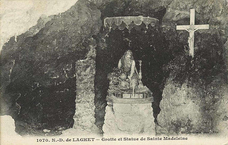 1071 - ND DE LAGHET - GROTTE ET STATUE DE STE MADELEINE