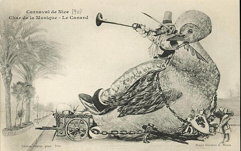 CARNAVAL DE NICE - CHAR DE LA MUSIQUE - LE CANARD