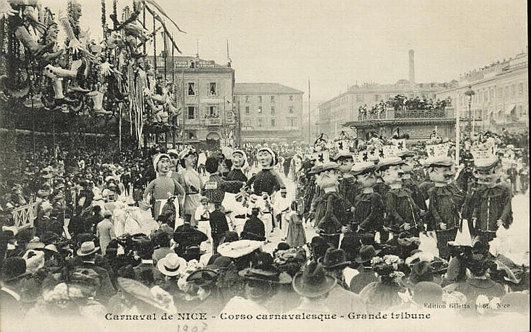 CARNAVAL DE NICE - CORSO CARNAVALESQUE - GRANDE TRIBUNE