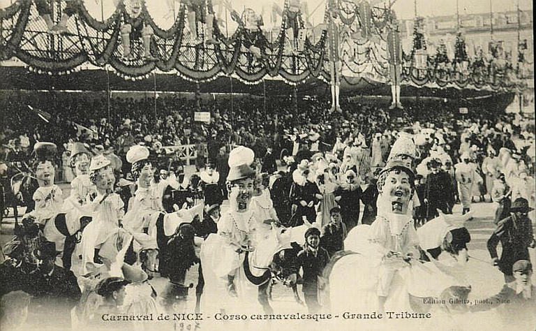 CARNAVAL DE NICE - CORSO CARNAVALESQUE - GRANDE TRIBUNE