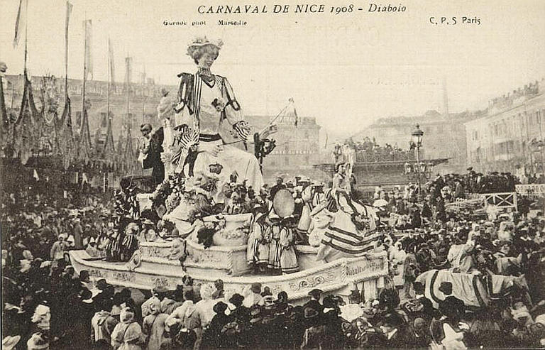 CARNAVAL DE NICE 1908 - DIABOLO