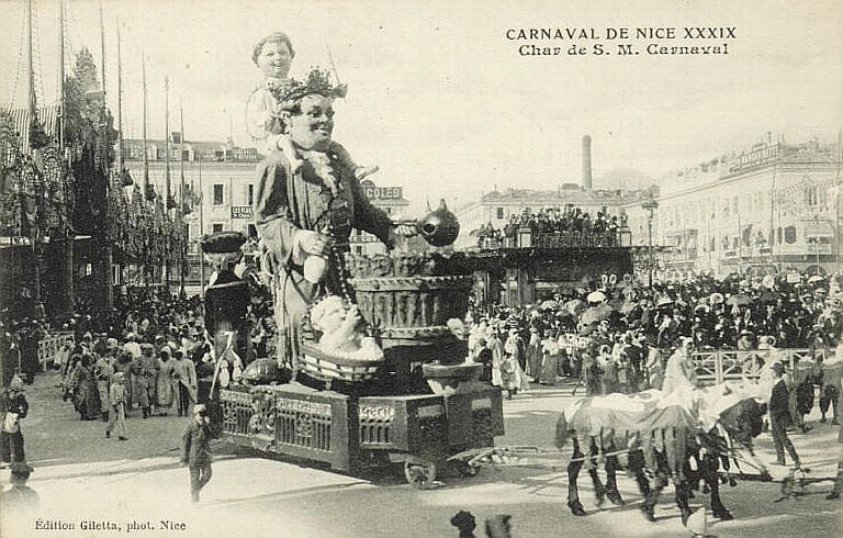 CARNAVAL DE NICE XXXIX - CHAR DE S.M. CARNAVAL