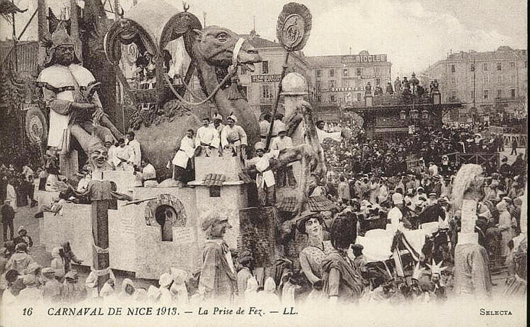 16. CARNAVAL DE NICE 1913 - LA PRISE DE FEZ