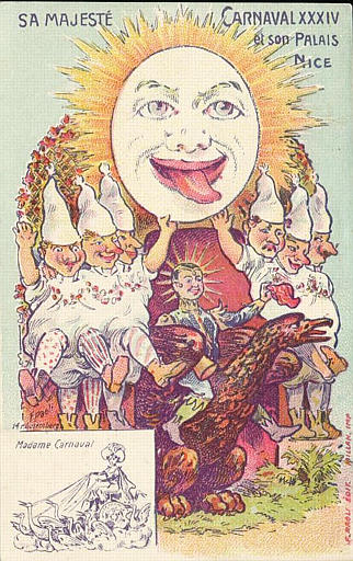 SA MAJESTE CARNAVAL XXXIV / ET SON PALAIS / NICE / MADAME CARNAVAL