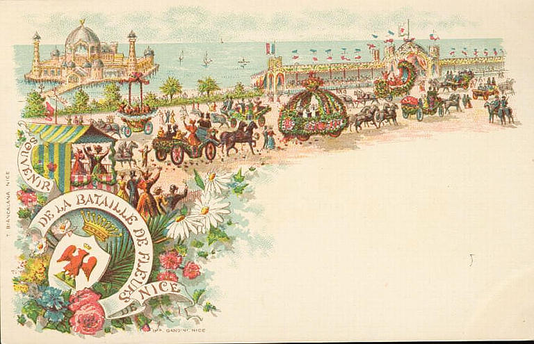 SOUVENIR / DE LA BATAILLE DES FLEURS / NICE