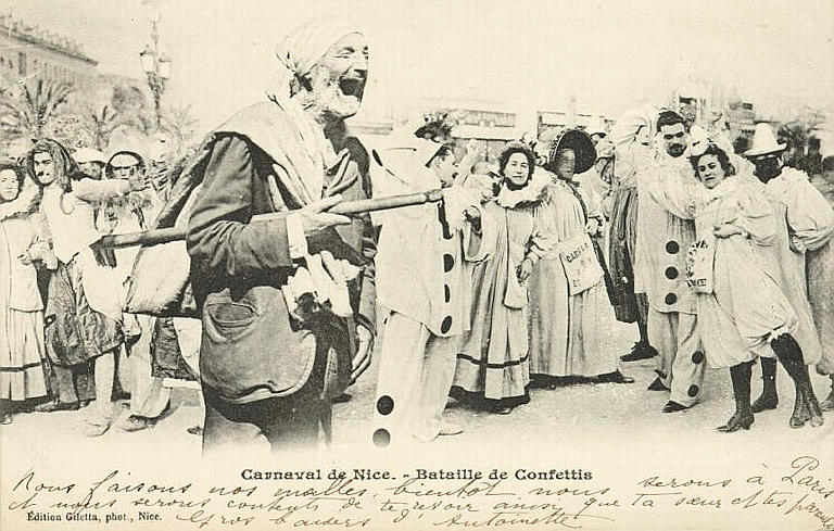 CARNAVAL DE NICE - BATAILLE DE CONFETTIS