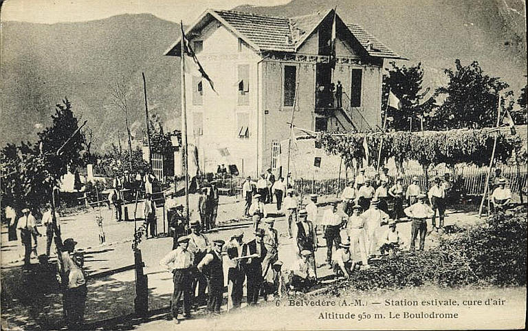 6. BELVEDERE (A.-M.) - STATION ESTIVABLE, CURE D'AIR / ALTITUDE 950 M. - LE BOULODROME