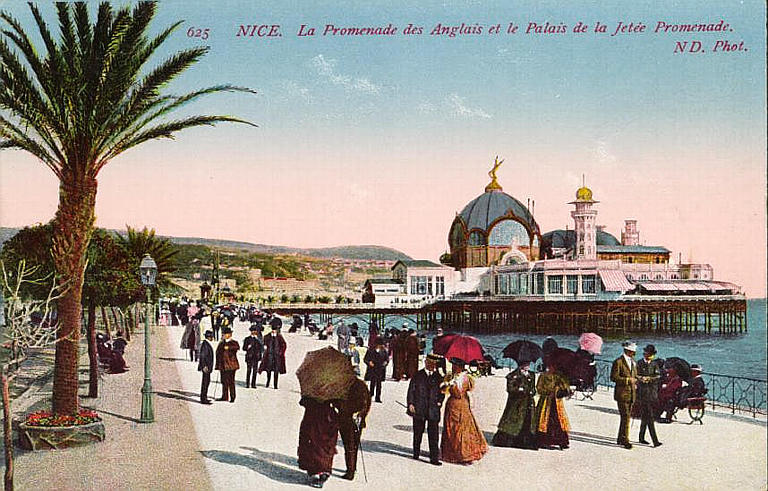 625. NICE - LA PROMENADE DES ANGLAIS ET LE PALAIS DE LA JETEE PROMENADE